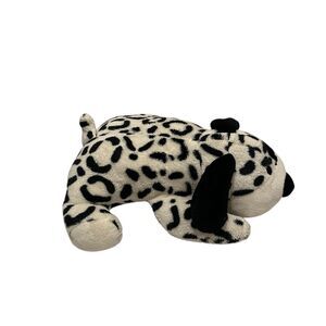 JLA Home Dalmatian Dog Black White Plush Stuffed Animal 2022 14" Lying Down